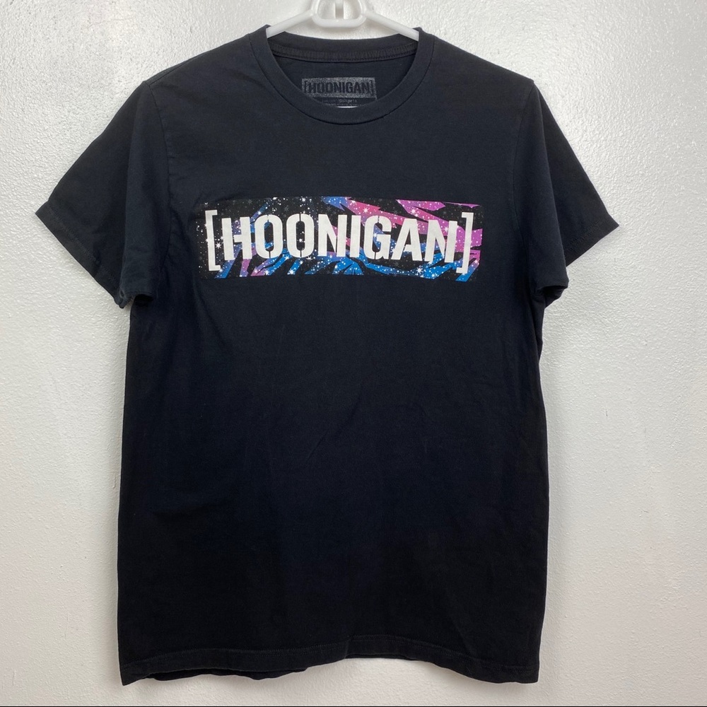 ⚠️SOLD⚠️ HOONIGAN Censor bar black t-shirt M - Picture 2 of 7